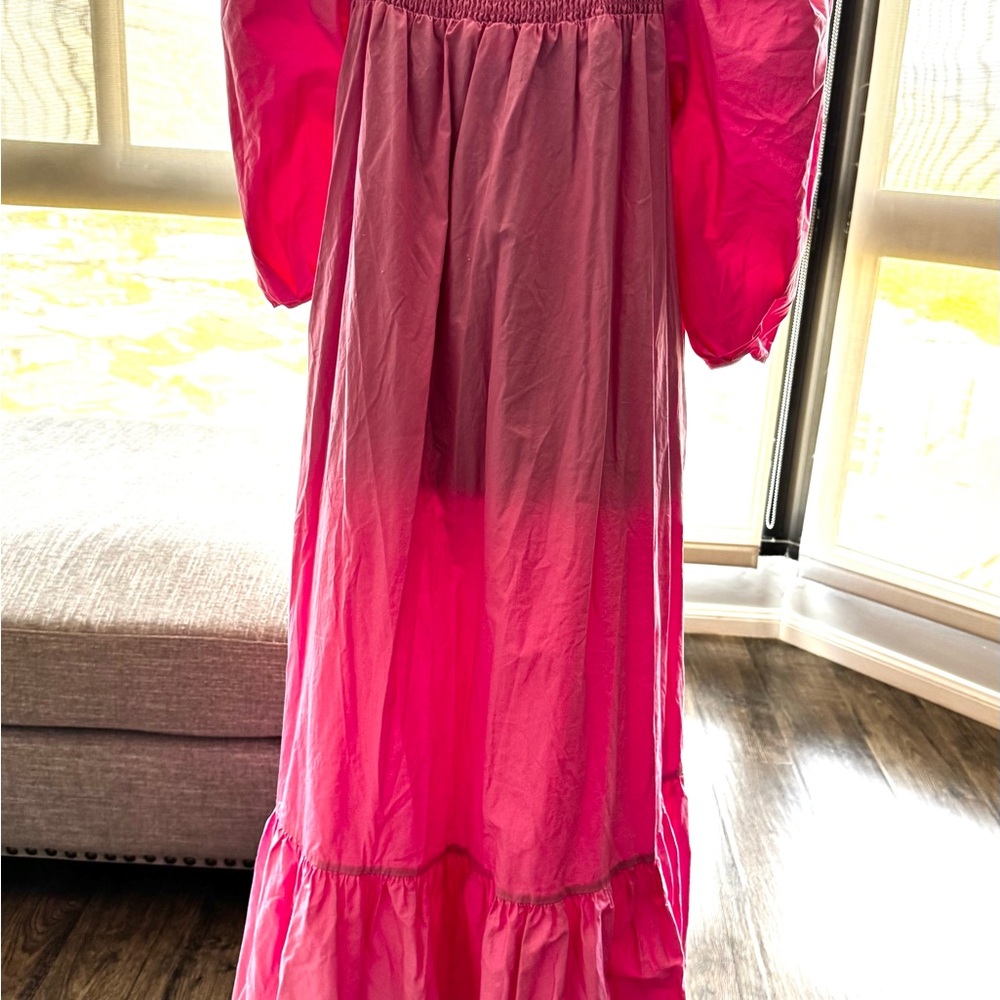 H&M Pink Ruched Detail Dress - Picture 2 of 7